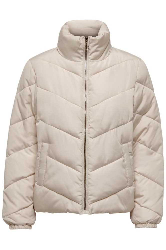 JDYFINNO SHORT PADDED JACKET OTW NE 15305656 Moonbeam/Light Gold